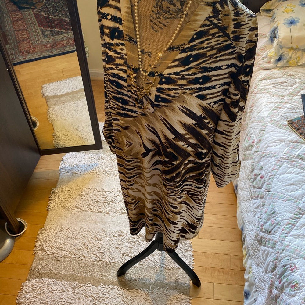 Emma & Michelle animal print dress size XL